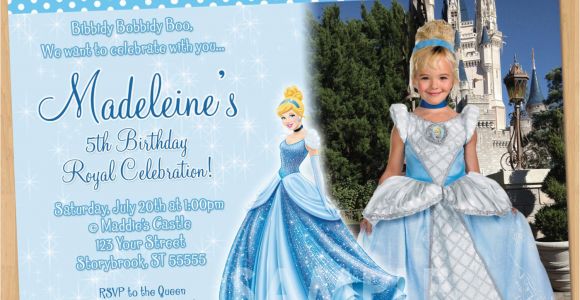 Personalized Cinderella Birthday Invitations Cinderella Invitation Printable Cinderella Birthday