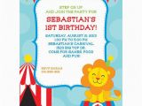 Personalized Circus Birthday Invitations Circus Personalized Invitation Each Low Priced