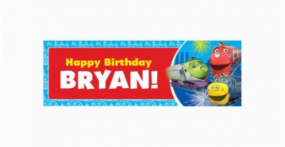 Personalized Happy Birthday Banner Walmart Personalized Chuggington Happy Birthday Banner Walmart Com