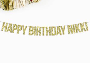 Personalized Happy Birthday Banners Custom Happy Birthday Banner Custom Personalized Birthday