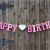 Personalized Happy Birthday Banners Happy Birthday Banner Personalized Birthday Banner Pink