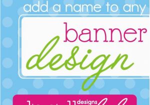 Personalized Happy Birthday Banners Online Diy Personalized Custom Printable Happy Birthday Banner Any