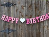 Personalized Happy Birthday Banners Online Happy Birthday Banner Personalized Birthday Banner Pink