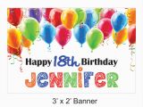 Personalized Happy Birthday Banners Online Happy Birthday Banner Personalized Colorful by Coopssignshop