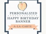 Personalized Happy Birthday Banners Online Personalized Happy Birthday Banner Custom by Libbylanepress