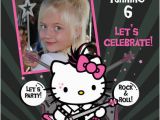 Personalized Hello Kitty Birthday Invitations Hello Kitty Birthday Invitations Custom Photo U Print Ebay