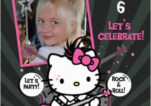 Personalized Hello Kitty Birthday Invitations Hello Kitty Birthday Invitations Custom Photo U Print Ebay