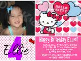 Personalized Hello Kitty Birthday Invitations Hello Kitty Birthday Party Personalized Invitation and