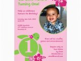 Personalized Invitation Card for Birthday Aloha Honu Custom Photo Card Birthday Invitation 5 Quot X 7
