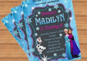 Personalized Invites for Birthday Frozen Birthday Invitation Custom Invitation