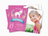 Personalized Invites for Birthday Unicorn Photo Invitation Unicorn Birthday Party Photo