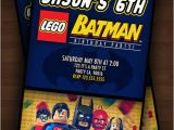 Personalized Lego Birthday Invitations Lego Batman Party Invitation Personalized by Itsyourpartybaby