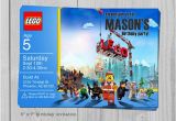 Personalized Lego Birthday Invitations Lego Movie Birthday Invitation Personalized by Blueprintables