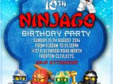 Personalized Lego Birthday Invitations Personalized Birthday Party Invitations Lego Ninjago 8