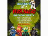 Personalized Lego Birthday Invitations Personalized Lego Ninjago Party Invitations Thank You Cards