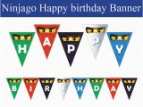 Personalized Lego Happy Birthday Banner Instant Dl Ninjago Happy Birthday Banner Non Persoalized