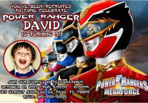 Personalized Power Rangers Birthday Invitations Power Ranger Birthday Party Invitations Dolanpedia