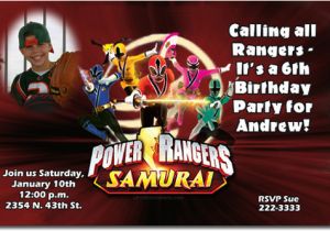 Personalized Power Rangers Birthday Invitations Power Rangers Birthday Invitations Ideas Bagvania Free