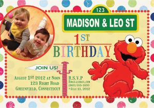 Personalized Sesame Street Birthday Invitations Items Similar to Custom Birthday Invitations Sesame