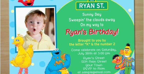 Personalized Sesame Street Birthday Invitations Unavailable Listing On Etsy