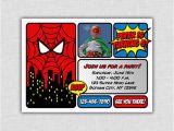 Personalized Spiderman Birthday Invitations 17 Best Images About Marvel Comic Party On Pinterest