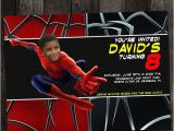 Personalized Spiderman Birthday Invitations Birthday Party Kids Invitation Super Hero by