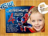 Personalized Spiderman Birthday Invitations Personalized Amazing Spiderman Invitation Digital by