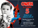 Personalized Spiderman Birthday Invitations Superhero Spiderman Printable Birthday Party Invitation