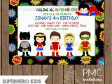 Personalized Superhero Birthday Invitations Custom Printed Superhero Birthday Invitations 1 00 Each with