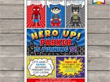 Personalized Superman Birthday Invitations Superhero Birthday Invitation Personalized Digital