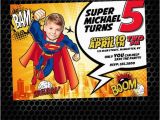 Personalized Superman Birthday Invitations Superman Printable Birthday Invitation by Monsterinvitations