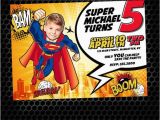 Personalized Superman Birthday Invitations Superman Printable Birthday Invitation by Monsterinvitations