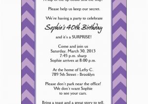 Personalized Surprise Birthday Invitations 25 Personalized Surprise Party Invitations Spfi 11