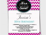 Personalized Surprise Birthday Invitations 50th Birthday Invitation Surprise Dinner Party by