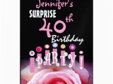 Personalized Surprise Birthday Invitations Custom 40th Surprise Birthday Party Invitation 5 Quot X 7