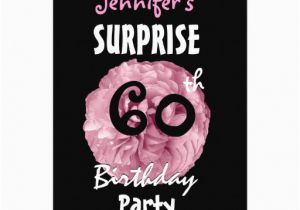 Personalized Surprise Birthday Invitations Custom 60th Surprise Birthday Party Invitation Zazzle