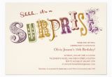 Personalized Surprise Birthday Invitations Personalized Surprise 50th Birthday Party Invitations