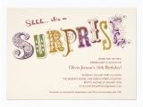 Personalized Surprise Birthday Invitations Personalized Surprise 50th Birthday Party Invitations