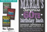 Personalized Surprise Birthday Invitations Surprise Party Invitation Adult Custom Printable by