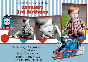Personalized Thomas the Train Birthday Invitations Items Similar to Custom Thomas Train Invitation Thomas