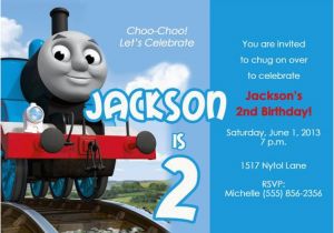 Personalized Thomas the Train Birthday Invitations Items Similar to Thomas the Train Birthday Party