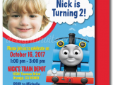 Personalized Thomas the Train Birthday Invitations Thomas the Train Birthday Invitations Di 373fc