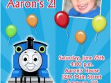 Personalized Thomas the Train Birthday Invitations Thomas the Train Custom Photo Birthday Invitation