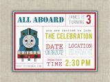 Personalized Thomas the Train Birthday Invitations Thomas the Train Personalized Birthday Invitations Best