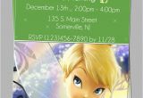 Personalized Tinkerbell Birthday Invitations Custom Tinkerbell Fairies Birthday Party Invitations Diy