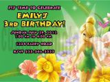 Personalized Tinkerbell Birthday Invitations Personalized Disney Tinkerbell Birthday Invitation Digital
