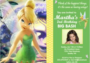 Personalized Tinkerbell Birthday Invitations Tinkerbell Disney Fairy Custom Birthday Invitation Flickr