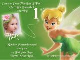 Personalized Tinkerbell Birthday Invitations Tinkerbell Printable Invitation Personalized Tinkerbell