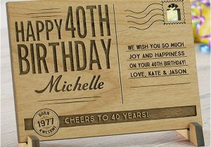 Personalized Unique Birthday Gifts for Him Unique 40th Birthday Gift Ideas for Men Women