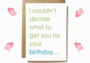 Perverted Birthday Cards Dirty Birthday Card for Boyfriend Birthday Card for Husband